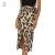 Import Hot sale Leopard Print Spinning Women Crepe Midi Skirt Elegant Lady Casual Dress  Plus Size Ruffle Dresses Beach Silk Skirts from China