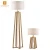 Import Hot Sale Modern Original Wood Unique Standing Hotel Floor Lamps from China