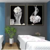 Hot sale Naked Women Canvas Painting Aluminum alloy frame picture for home decor Wall Art Canvas
