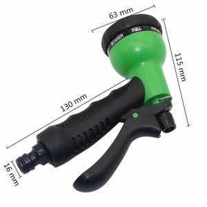 Hot Sale Plastic Material High Quality Adjustable Gardening Water Gun With 8 Patterns