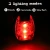 Import Hot Sale Rear bicycle light helmet Red Warning LED bike lights Backpack Safety bike necessary Running night light from China