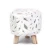 Import Hot Sale Round Fabric Wooden Ottoman Foot Stool With 4 Legs from China