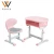 Import hot sale school single desk chair classroom student tables and chairs with height adjustable from China