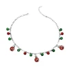 Hot Sale Vintage Christmas Necklace Jewelry Set Women Girls Bead Custom Chunky Necklace Bracelet