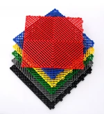 HOT Sell PP Garage Floor tiles Rubber floor for Garage hangar patio showroom event floor