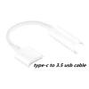 Hot Seller Digital White Color Type C To 3.5 Mm Audio Jack Earphone Type-c Usb Adapter Cable For Mobile Phone
