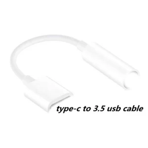 Hot Seller Digital White Color Type C To 3.5 Mm Audio Jack Earphone Type-c Usb Adapter Cable For Mobile Phone
