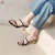 Import Hot selling 2021 top fashion slippers summer slippers for women women sandals heels from China