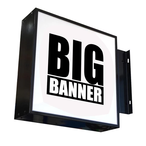 Hot Selling Advertising Round Light Box Square Exhibition Aluminum Slim canvas LED textile large dimension indoor double side