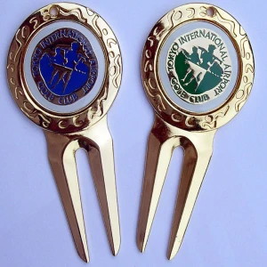 Hot selling cheap custom wholesale metal ball marker golf accessories factory Golf accessory