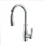 Import Hot selling polished chrome plating sink faucets single hole pull out kitchen mixer tap from China