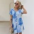 Import Hot Selling Summer Daily Loungewear Casual Wearing LadiesTie-dye Dress from China