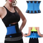 Hot selling sweat belt double straps adjustable tummy trimmer waist trimmer belt