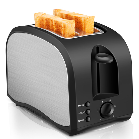 Buy Household Automatic Electric Bread Toaster Breakfast Maker 2 Slice ...