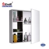 Household hotel supplies Wall Mounted antique 600mm stainless steel bathroom cabinet