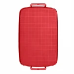 Household Kitchen Gadgets Silicone Bakeware Appliances Red Silicone Biscuit Bakeware Microwave Mat Baking Shop Supplies