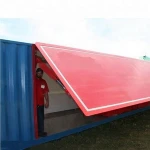 Hysun Hydraulic Top Open system Pop up Exhibition container house for store, shopping, booth