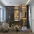 Import HZ Customized Wooden Glass Door Walking Closet Bedroom Wardrobe Cabinet from China
