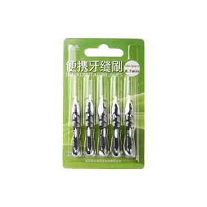 I shape Good performance cost price interdental brush for oral tooth clean