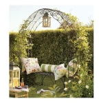 Indian Vintage and Antique Wrought Iron Garden Sofa Bench