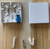 Indoor Wall Mounting  2 Cores  FTTH  Optical Faceplate Fiber Optical Terminal  Box ABS ODF