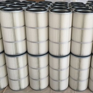 Industrial High Filtration Efficiency Polyester Dust Cartridge Filter