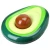 Import Inflatable avocado adult swimming ring with ball inflatable avocado floating row from China