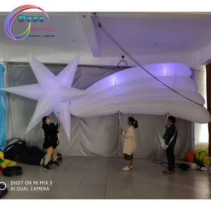 Inflatable flag puppet Inflatable sea urchin Polaris star puppet for parade