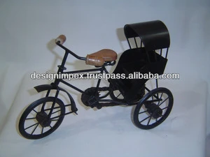 Iron Decorative Rickshaw Crafts