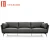 Import Italian interior design leather sofa with modern sectional elegance furniture from China