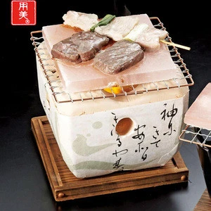Japan made ceramic bbq grill suitable for chicken/meat/fish grilling