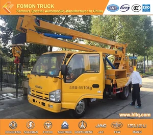 Japan technology euro4 100P 12m high altitude operation truck/folding boom high-altitude working truck