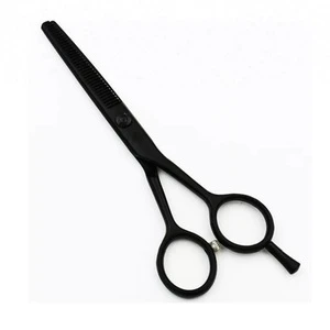 Jet Black Hair Style Barber Scissor Pair