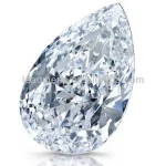 jewelry and loose gemstone pear shape glass bead synthetic stones