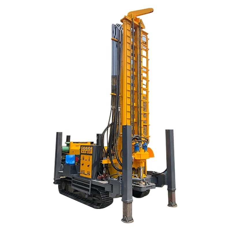 JK-DR400  Pneumatically DTH Steel Crawler Drilling Depth 400M Water Well Drilling Rig Machine
