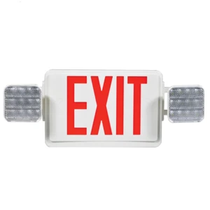 JLEC2RW UL&cUL Listed emergency led light combo Fire LED Exit Sign China TOP 1 Emergency Lighting Manufacturer Since 1967 6524K