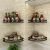 Import JX- Kitchen Triangle Seasonings Storage Rack Fan-shaped Corner Shower Caddy Wall Mounted Toilet Shampoo Shower Gel Storage Rack from China