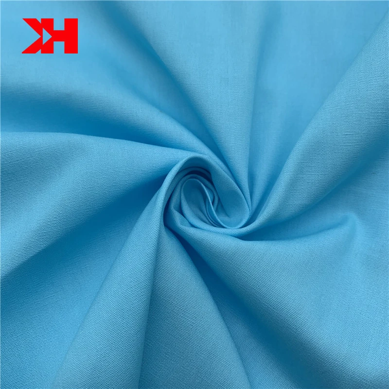 Kahn 120gsm multicolor textile 133*72 40*40 shirting fabrics solid poplin rouleau coton 100% fabric for clothing