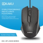 KAKU hot sale gamer gaming office pc computer wired usb sensitive mouse