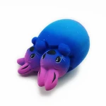 Kawaii stress relief Easter Day PU foam Soft bunny egg Squishy animal slow rising toy with CE