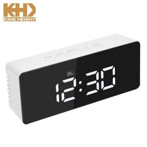 KH-CL085 KING HEIGHT Modern Small Word Module Low Price White Electronic LED Digital Clock