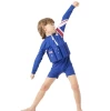 Kids Children Adjustable Buoyancy One-piece Swimwear Water Life jacket Float suit