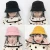 Kids Children Cotton Protect Cap Bucket Hat with Face Cover Removable facemask Transparent faceshield shieldmask