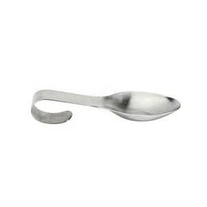 Kitchen Accessories Metal Spoon Rest Utensils Holder Spoon Holder Stainless Steel in Silver