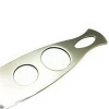 kitchen cooking aid tool stainless steel spaghetti pasta measurer fork with hook and 3 serving portion control marking