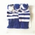 Knitting Golf Head Cover for Driver Fairway 3PCS Golf Wood Club Head Cover Blue White Stripes with Digital Mark