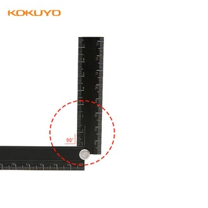 KOKUYO Metal Ruler  Urban Monochrome 15/30cm Alumite Folding Ruler