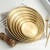 Import Korean barbecue plate gold stainless steel round plate resin ornament thickened extra large flat plate dish Korean tableware from China