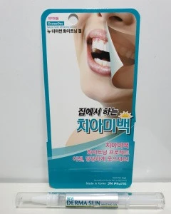 Korean Rotary Bleaching brush kit Tooth Whitening gel strips pen