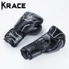 Krace 2020 Wholesale Professional Manufacturer deodorizer womens Custom logo Leather cheap Training kick Sports Boxing Gloves
